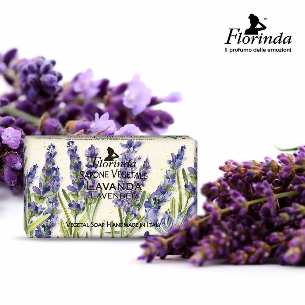 Florinda Italian natural vegetable shower bar perfume soap body soap cleansing soap lavender 200g