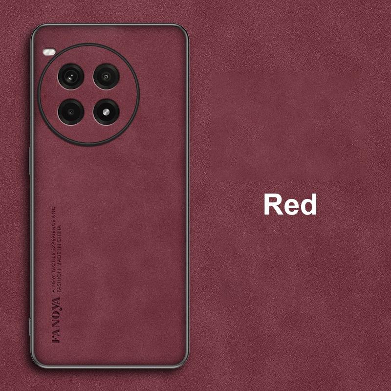 For OnePlus Ace 3 Pro Case Luxury PU Leather Phone Case For OnePlus Ace 3 Ace3 Pro 5G Back Cover Matte Silicone Full Protection