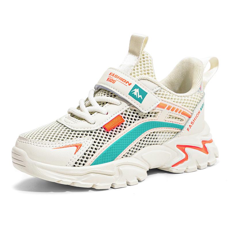 Vanmie Casual Sneakers for Kids Summer Mesh Sneakers Shoes Walking Running Shoes Boy Girls Children White Shoes