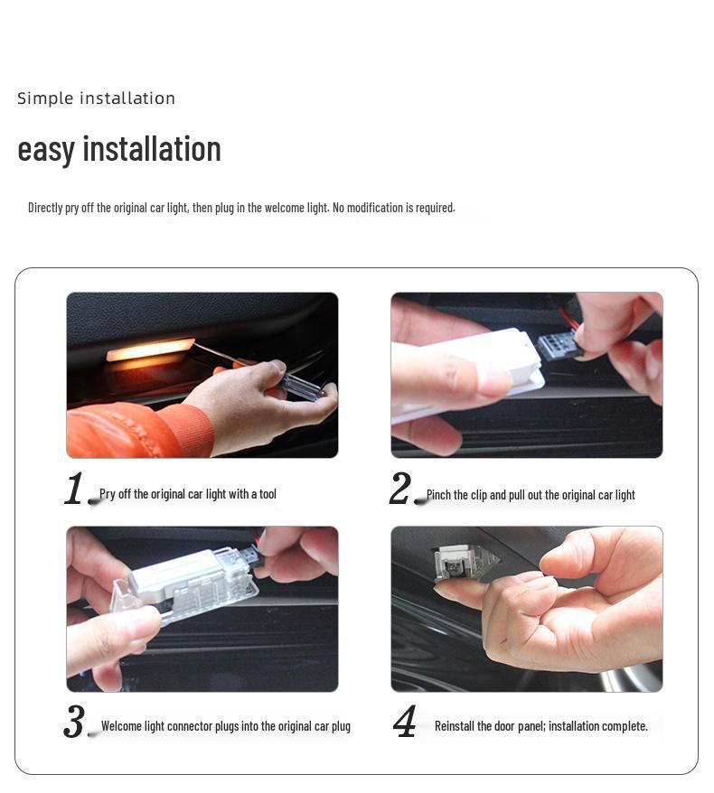 Ideal L9 Welcome Lights: ONE Car Door Projection & L6-L8 Dynamic Ambient MEGA Mod Lights