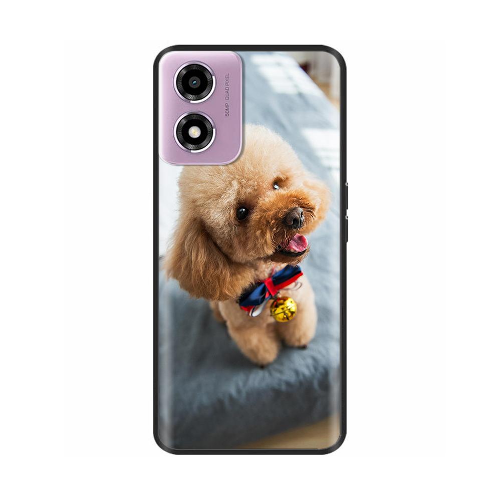 For Motorola Moto E14 Case Cute Painted Soft Black Silicon Cover 6.56'' Shockproof Phone Case For Motorola E14 E 14 MotoE14 Bags