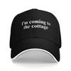 I'm Coming To The Cottage Baseball Cap  Unisex Men Custom DIY Trucker Hat Spring Casual Tennis Skate Adjustable Snapback Cap