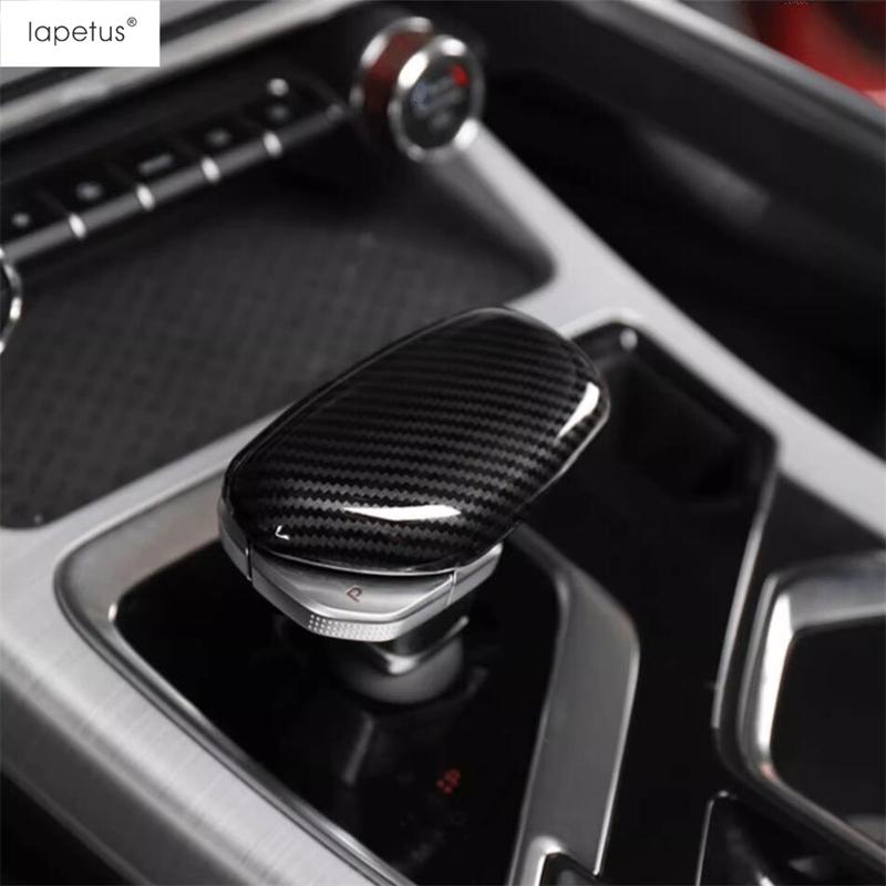 Gear Shift Knob Head Sticker Cover Trim For Geely New Tugella / Xingyue FY11    Carbon Fiber Interior Accessories