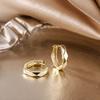Cute Female Classic Small Round Hoop Earrings For Women Vintage Gold Color Ear Buckle Wedding Jewelry Valentine's Day Gifts
