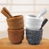 Manual Plastic Mortar And Pestle Set Garlic Herb Spice Grinder Crusher Bowl Kitchen Smashing Tool for Guacamole Seasonings Paste Ginger