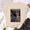 Tokio Hotel magliette top Donna anni 2000 Estetica universitaria Cultura Pop Vintage t-shirt Grunge Pastello Grafica Università Classico
