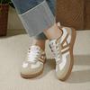 Large Size Dexun Shoes, Sports Shoes, New European and American Retro Color Matching Flat-soled Single Shoes for Women