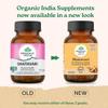 ORGANIC INDIA Cápsulas Shatavari Vitalidade Feminina Para Equilíbrio de Energia e Bem-Estar Diário Pacote com 60 Cápsulas Vegetais