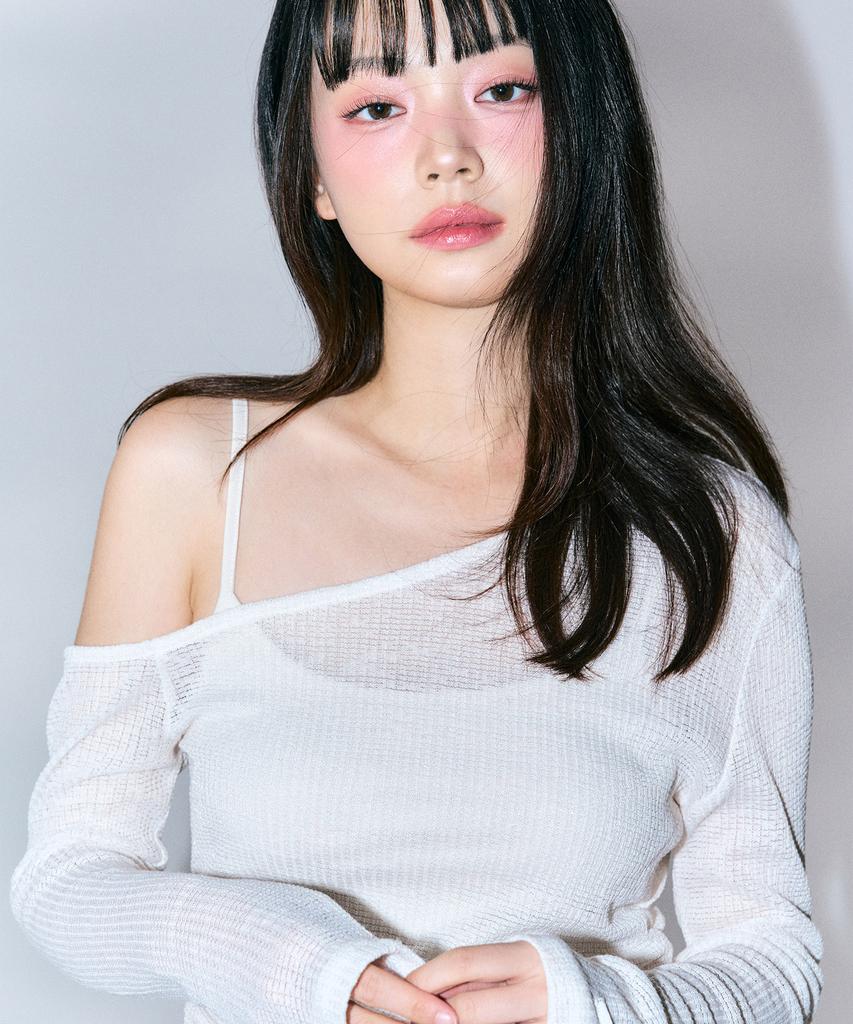 ZEROPLANET Sherry Layered Knit [Ivory]
