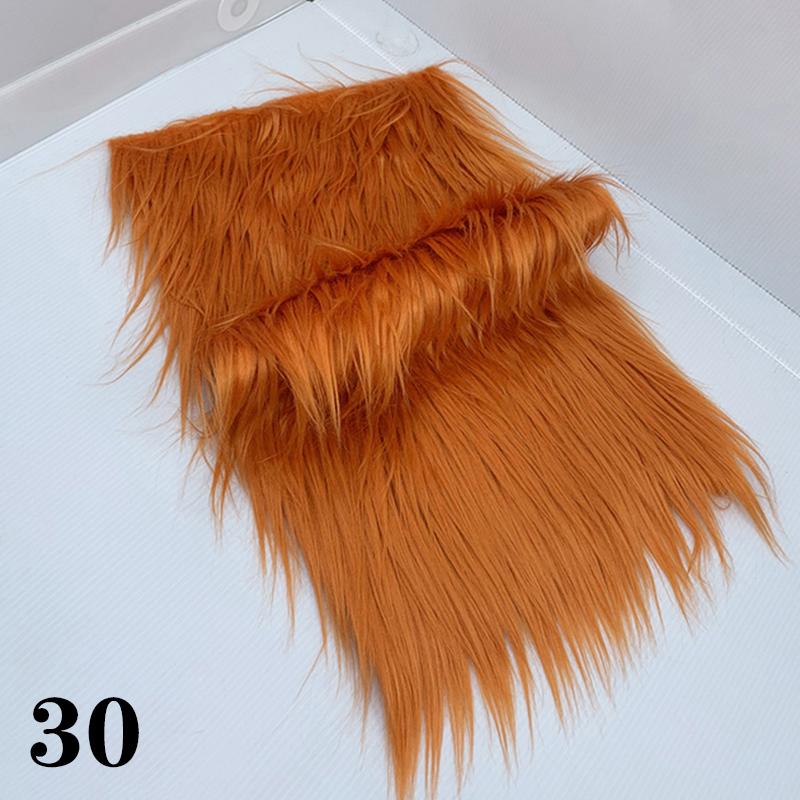 25x45cm DIY Handmade Home Decoration Cosplay Fabric 8cm Pile Faux Fur Fabric For Patchwork
