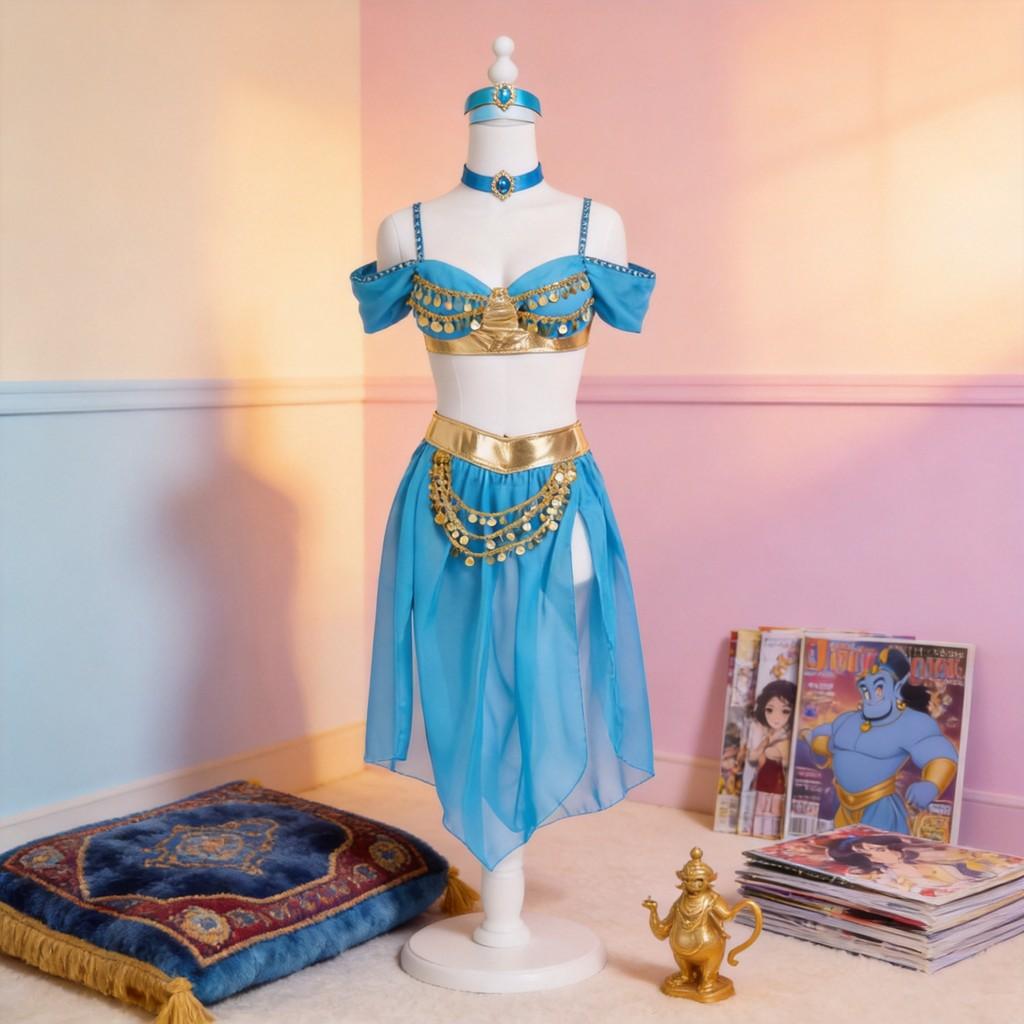 Halloween Exotic Style Princess Cos Suit, Women Belly Dance Costume For Carnival Stage Show