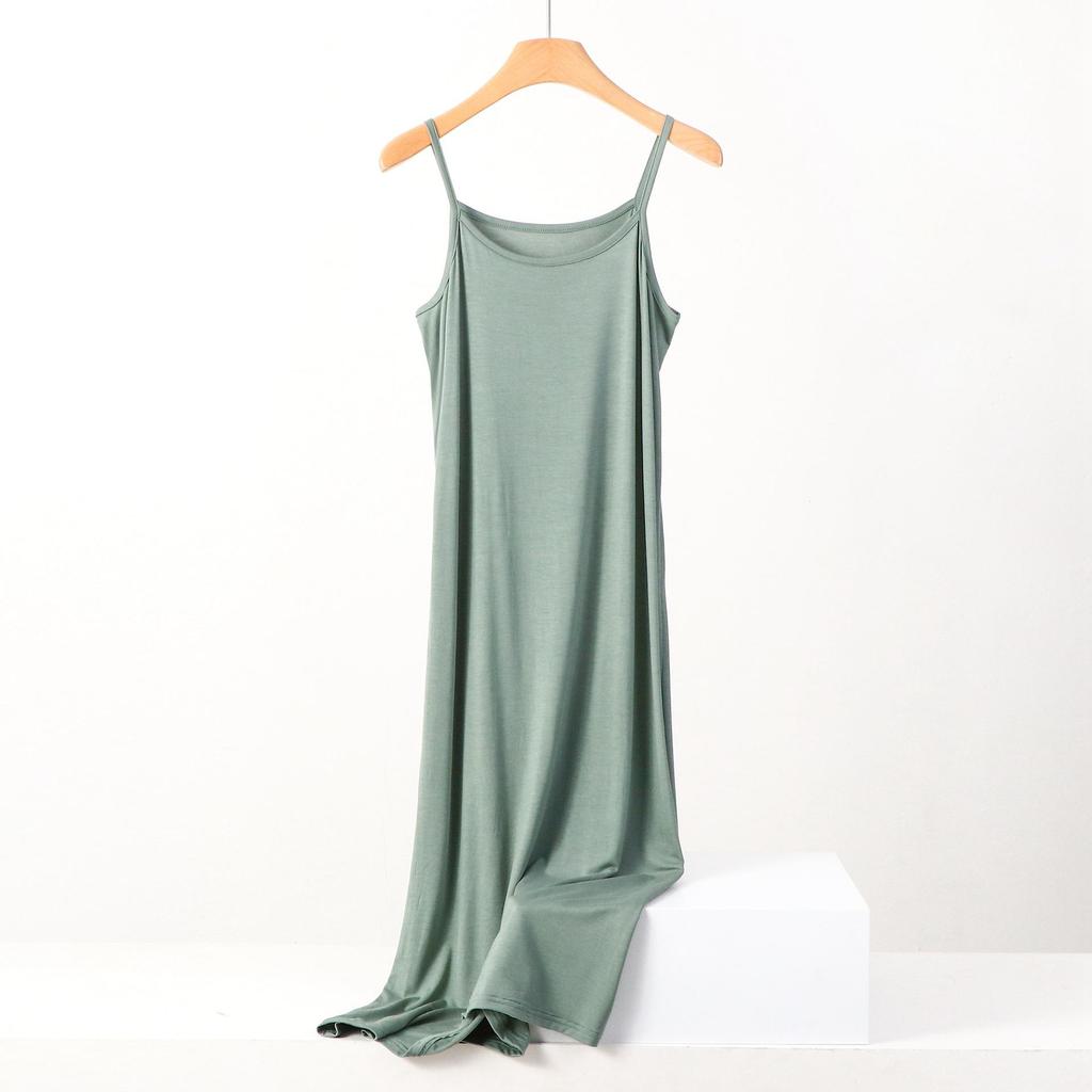 Vestido Pijama Camisola de Modal Plus Size - Anti-exposição, Corte Amplo KTB