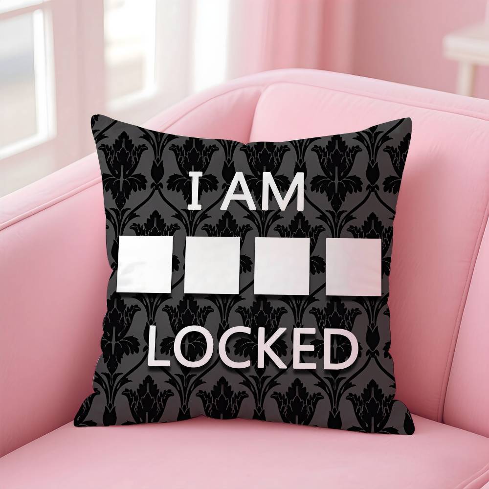 Hot Movie S-Sherlocks Pillow Case Anti-Dustmite Pillowcase Invisible Zipper Silky Short Plush Sofa Cushion Cover