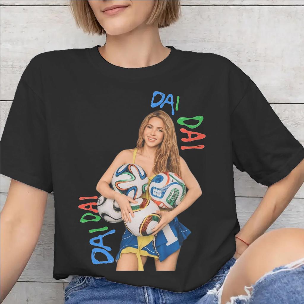 Shakira Dai Dai T-Shirt für Unisex WoUnisex Bedruckte T-Shirts 100% Baumwolle Kleidung