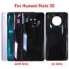Nieuwe Achterkant Glas Voor Huawei Mate 30 TAS-L29 Batterij Klep Achterdeur Behuizing Met Camera Lens Vervanging