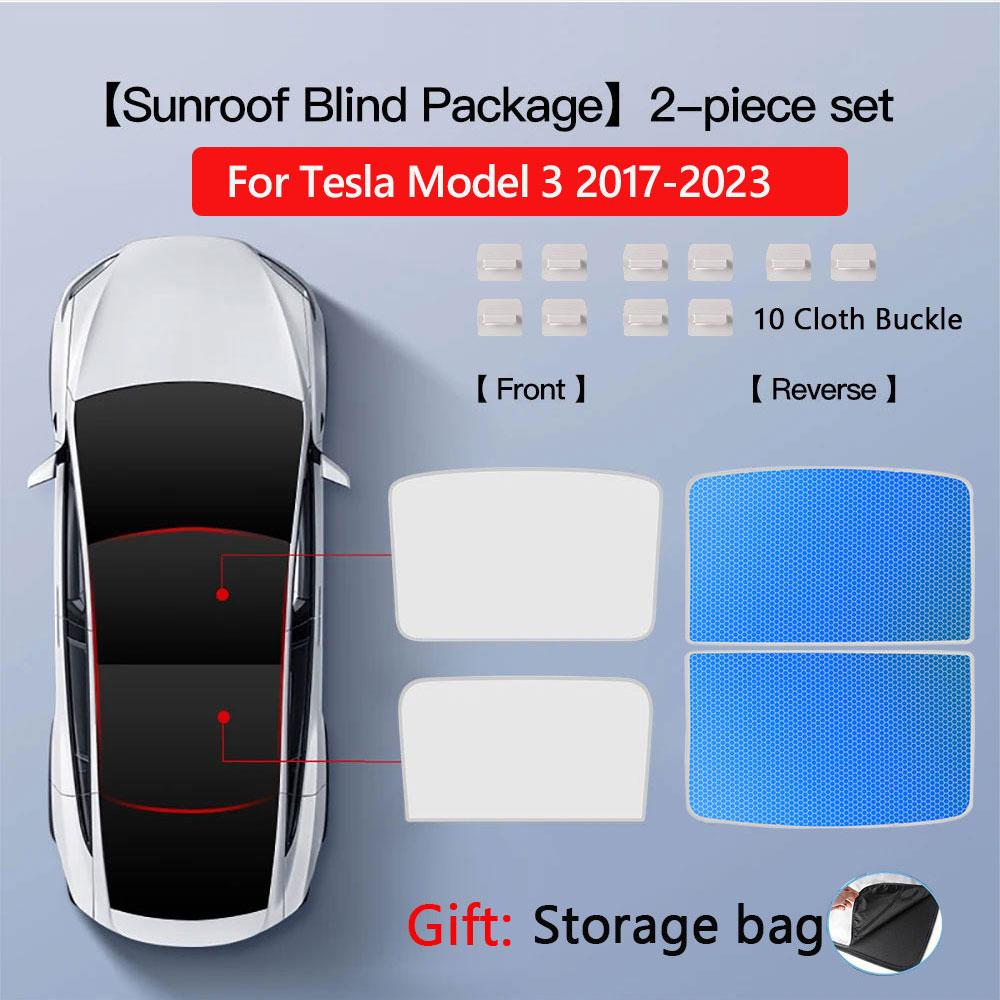 2026 Upgraded for Tesla Model Y New (Juniper) Sunshade Roof Model 3 Accessories Heat Insulation Foldable Glass Sunroof Cover