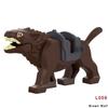 MOC Medieval Castle Orc Soldiers Figures Wolf Chariot Mount Knights King Warrior Elephant Goat Building Blocks Bricks Toys Gifts
