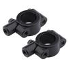 Bike Handlebar 22mm Universal Mirror Holder Set of 2 Clamp