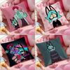 Anime Psychocuties Mimi Cushion Cover Antidustmite Pillowcase Invisible Zipper Silky Short Plush Sofa Cushion Cover