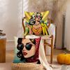 Fashion Pop Comic Portrait Pillow Case Home Decoration Cushion Cover Suitable For Bedroom Car Office Sofa