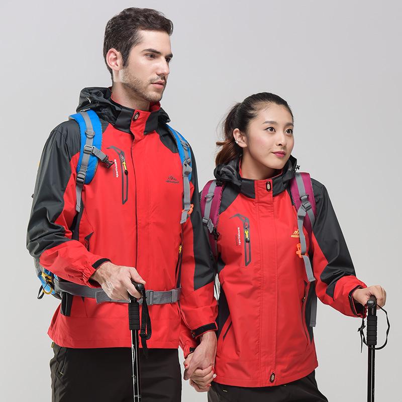 Thin Outdoor Windbreaker Jacket with Logo – Ideal for Spring & Autumn Sports or Workwear