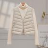 White Duck Down Light Down Jacket Women's Vest Short Winter New Fashion Can Be Worn Inside and Outside Vest