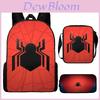 Spiderman Elementary Backpack Oxford Lightweight Durable With Cushioned Straps For Kids