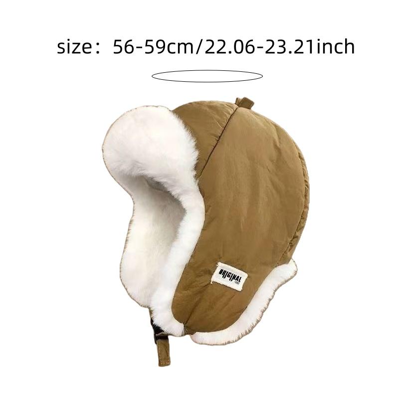 Winter Lei Feng Style Hat | Unisex, Fleece-Lined and Thickened, Acrylic, for Cycling, Warmth, Ear Protection, and Skiing