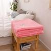 Bettdecke, grüne Farbe, weiche Flanelldecke, Einzelbett, Königin, König, warme Plaids für Betten, Mantas de Cama, Überwurfdecken