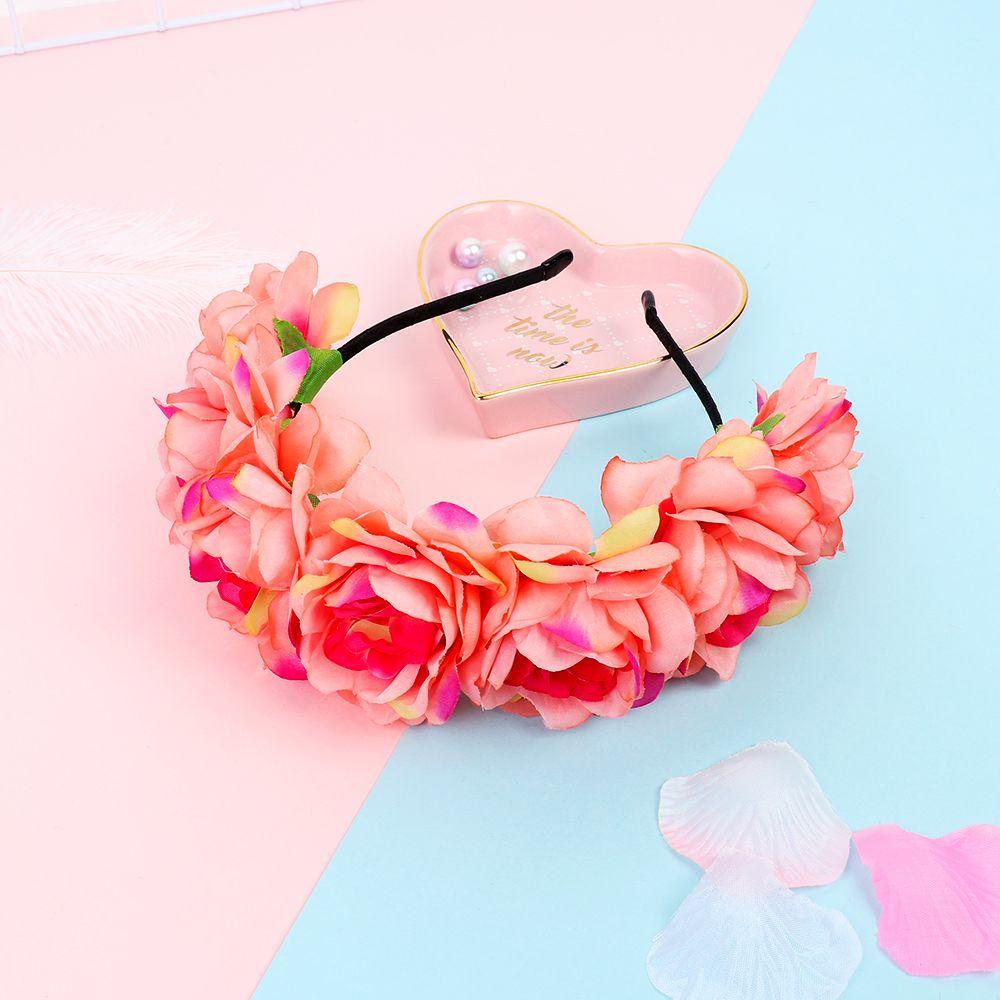 Headdresses Hair Accessories Beach Headwear Bride Headhoop Wedding Party Women Flower Headband