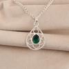 Chromdiopsid Edelstein 925 Sterling Silber Handgefertigter Anhänger 1,40" Für Hochzeitsgeschenk PP-19-1