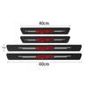 Carbon Fiber Car Door Sill Threshold Anti Scratch Protective Stickers Decals For Kia GT Line Sportage Ceed Picanto K3 K5 Stonic dmzu30