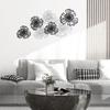 Wall Decoration Flower Metal Wall Art Decor Floral Wall Hanging Decor Wall Ornament for Living Room Kitchen Bathroom Hotel