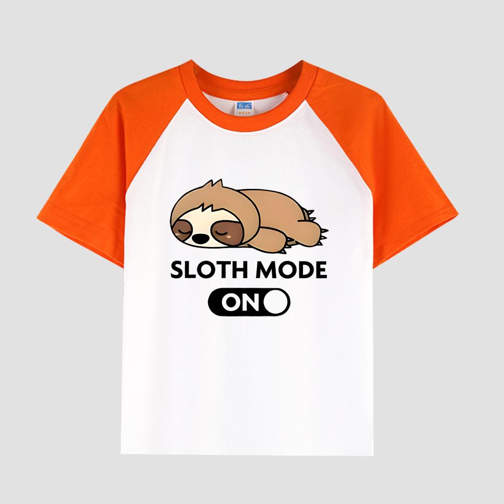 Boys' Casual Short Sleeve T-Shirt Featuring Sleeve Insert, Round Neck, Cotton Fabric, Kids' Stylish Summer Top