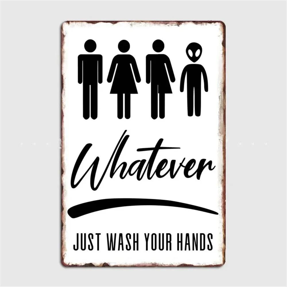 Funny Toilet Metal Painting Tin Sign Retro Picture Vintage Corrosion Plaque Board Man Cave Cafe Bar Cinema Bathroom Wall Decor