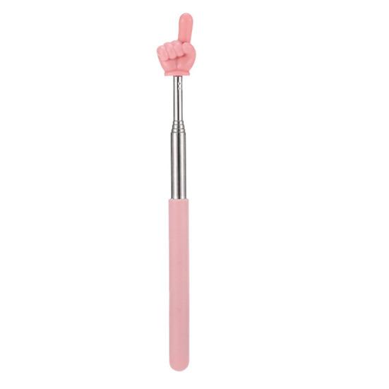 2/5 stk Teleskopisk Finger Lesestav Uttrekkbar Whiteboardpeker med Fingerdesign Undervisning