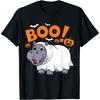 Boo Hippo Halloween Jelmez Víziló Afrika Állat Vicces Póló