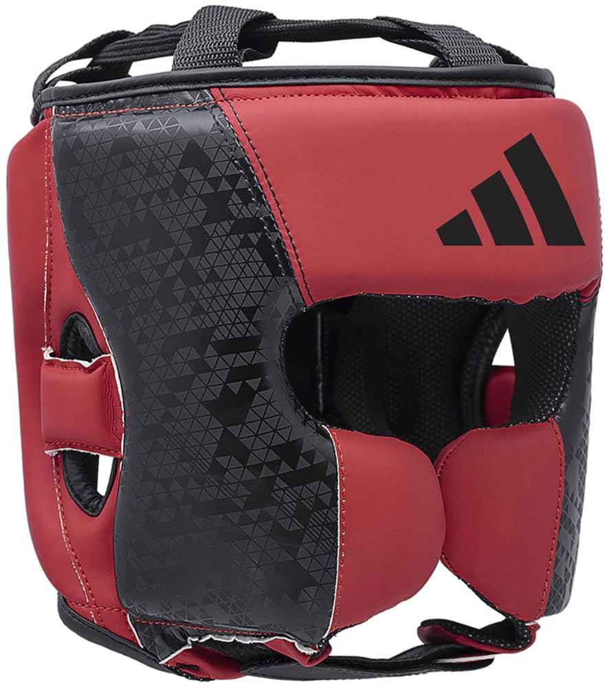 Adidas Combat Sports Boxning Kampsport Huvudskydd Combat 50 Träningshuvudskydd ADIC50HG Livlig Röd/Svart