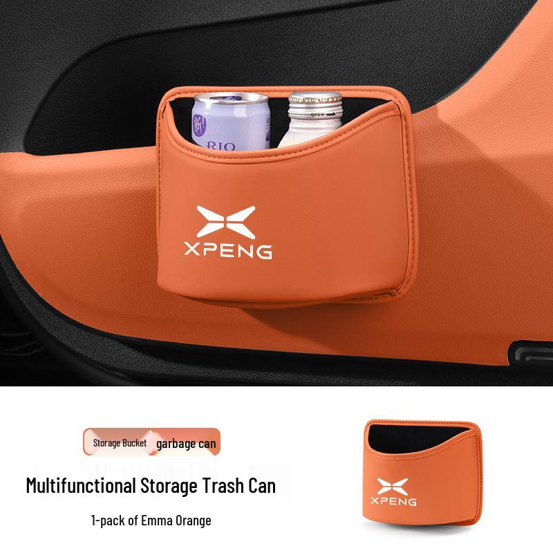 Suitable for Xiaopeng P7+/G9/X9/G6 Car Trash Can: Seat Hanging Trash Bag for Interior Decoration