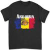 Andorra Flag Top City Map Valleys European Ministates Catalan T-shirt Tee ERJA