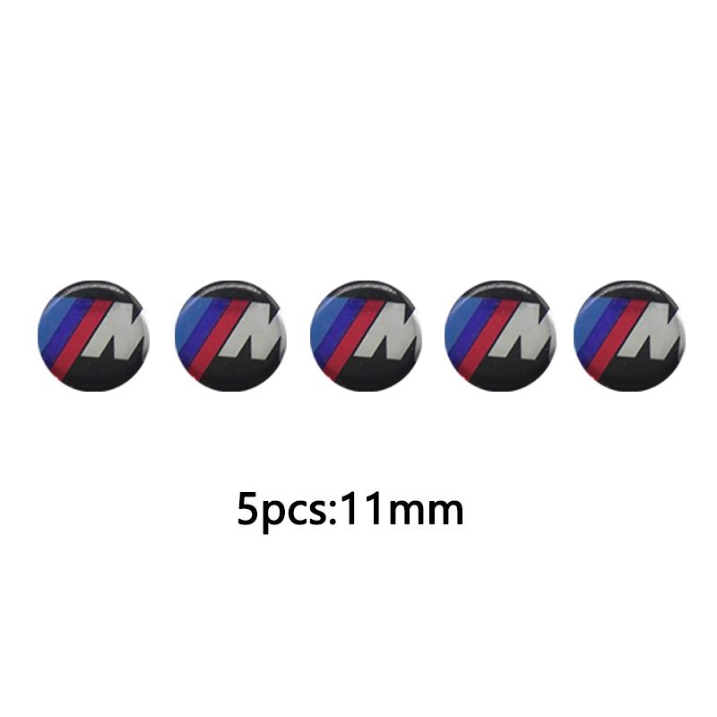 11/14mm Car Styling Remote Key Emblem Sticker For BMW E46 E39 E90 E60 E36 F30 F10 E34 E30 F20 E92 M3 M4 M5 X5 X6 Accessories OF8