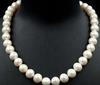 9-10MM White Freshwater Pearl Necklace