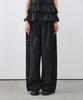 HELEMENT Women'S Eyelet Wide Pants (Black)