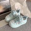 Spring and Summer Campus Style Platform Bread Shoes Women Versatile High Value Niche Fashion Lightweight Sports Women