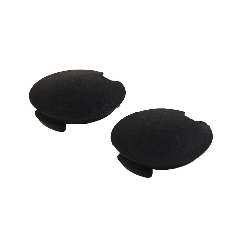 2 Pièces Cache Crochet de Remorquage Pare-chocs Arrière Capuchon de Remorquage Noir Pour 2008-2016 Smart Fortwo 451