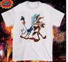 Wile E. Koyote und Roadrunner T-Shirt Weiß Kurzarm S-5XL