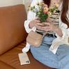 New Design Summer Korean Classic Ins Red Saddle Bag Crossbody Small Size Bag Women Versatile Simple Mobile Phone Bag