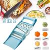 5 In 1 MultiFunctional Vegetable Fruit Slicer Potato Household Food Chopper Kitchen Mandoline Slicer Veggie Dicer Cutter Gadgets