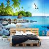 Any Size Wallpaper 3D Seascape Island Landscape Wall Mural Living Room Bedroom Home Decor