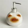 Ceramic Siamese Cat Hand Sanitizer Press Bottle Toilet Shampoo Shower Gel Packaging Bottle Dispenser For Liquid Soap
